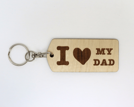 I Love My Dad | Keychain