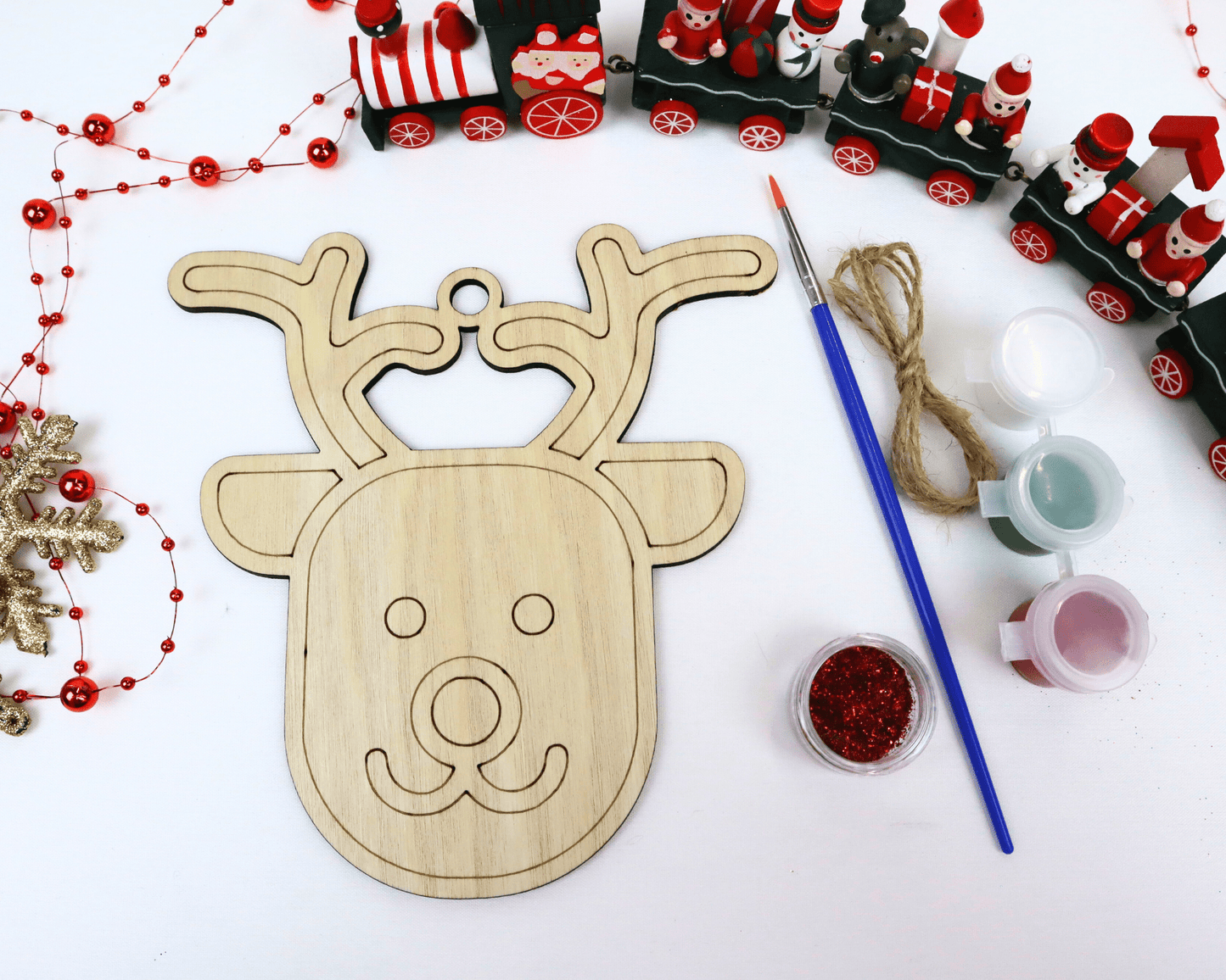 DIY Reindeer Ornament Kit