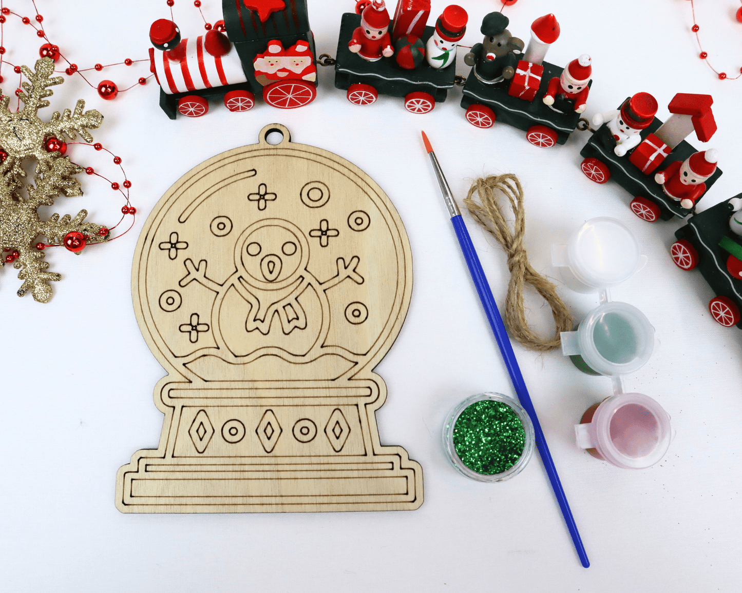 DIY Snow Globe Ornament Kit