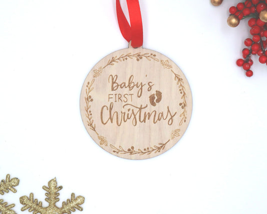 Baby's First Christmas Tree Ornament