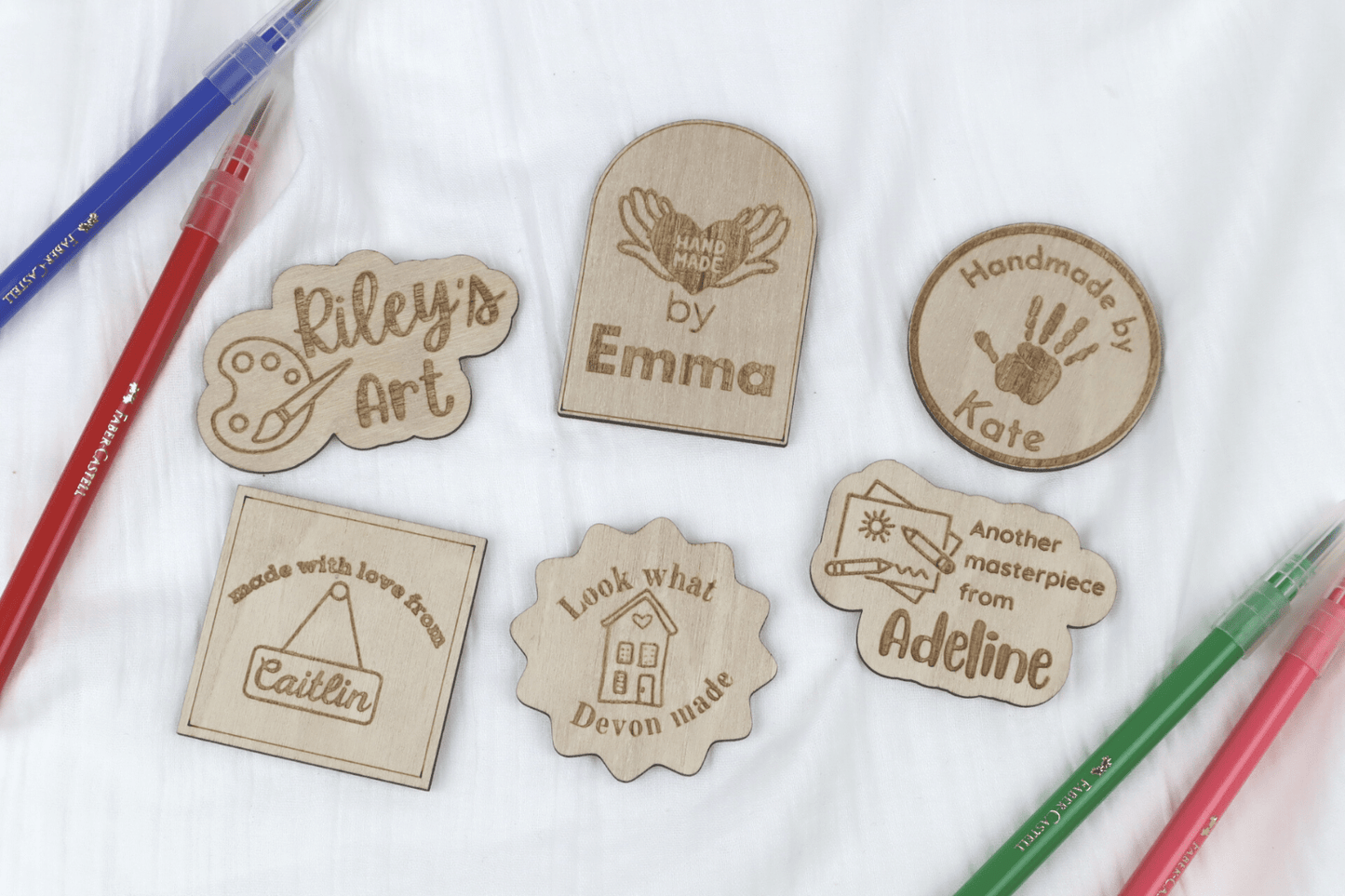 Crafty Personalized Name Magnets
