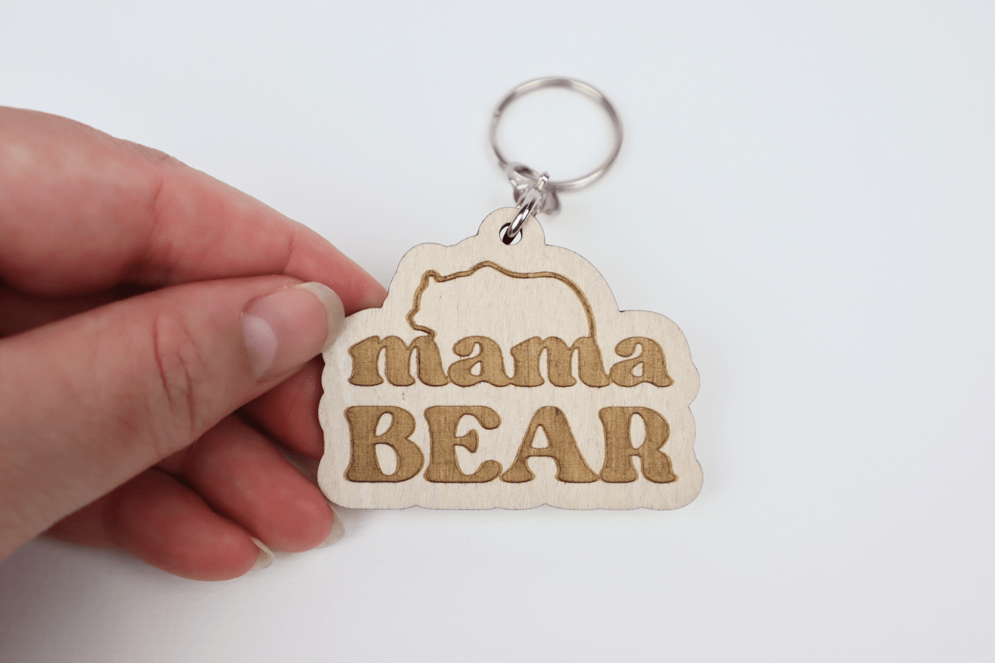 Mama Bear Shadow | Keychain