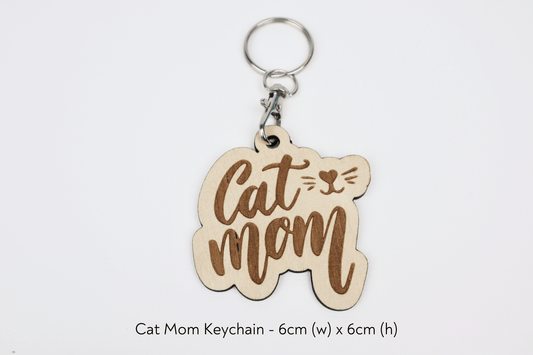 Cat Mom | Keychain