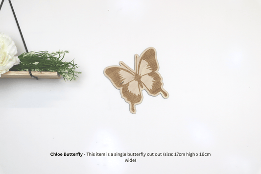 Chloe Butterfly - Kids Bedroom Wall Art | Decor