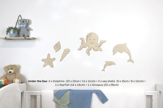 Under The Sea - Kids Bedroom Wall Art | Decor